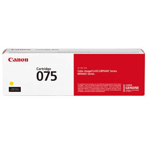 Canon CRG-075 6362C001 Sarı Orijinal Toner