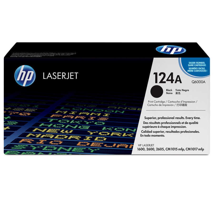 Hp 124A-Q6000A Siyah Orijinal Toner
