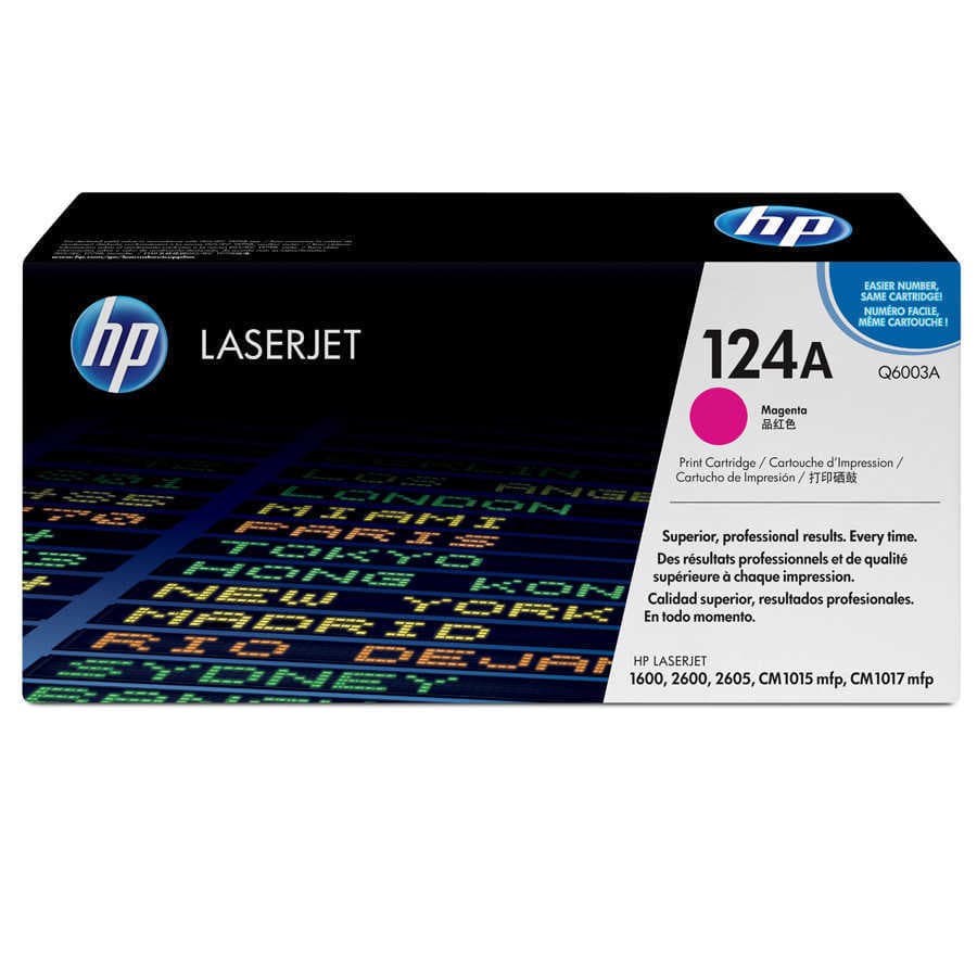 HP 124A-Q6003A Kırmızı Orijinal Toner