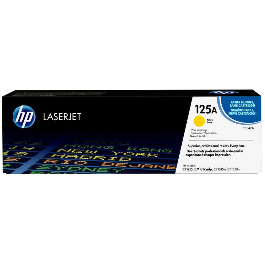 HP 125A-CB542A Sarı Orijinal Toner