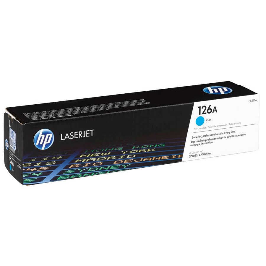 HP 126A-CE311A Mavi Orijinal Toner