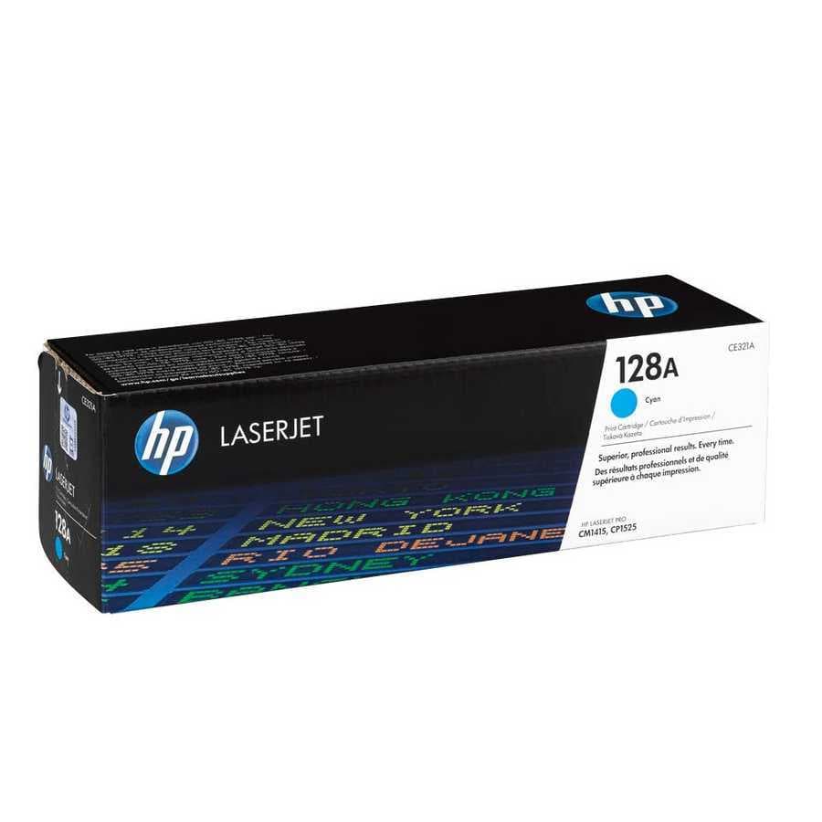 HP 128A-CE321A Mavi Orijinal Toner