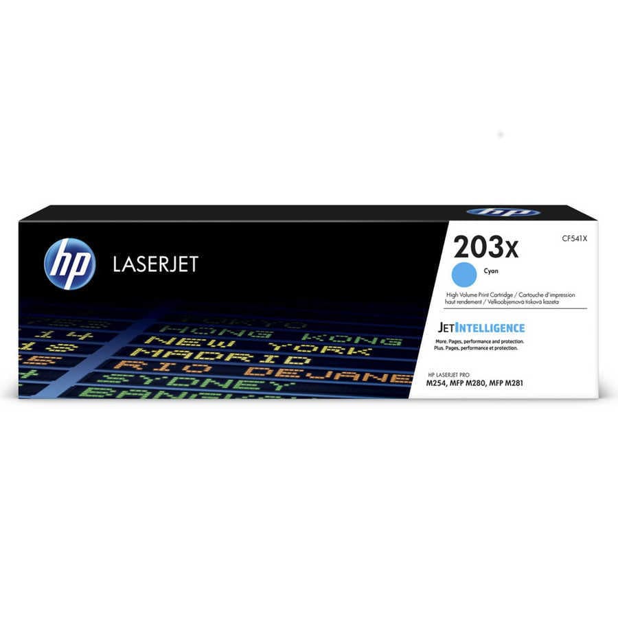 HP 203X-CF541X Mavi Orijinal Toner Yüksek Kapasiteli