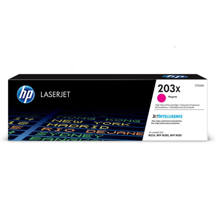 HP 203X-CF543X Kırmızı Orijinal Toner Yüksek Kapasiteli