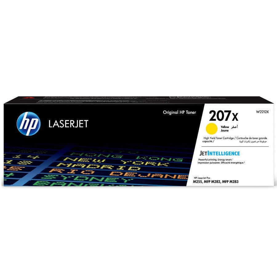 HP 207X-W2212X Sarı Orijinal Toner Yüksek Kapasiteli