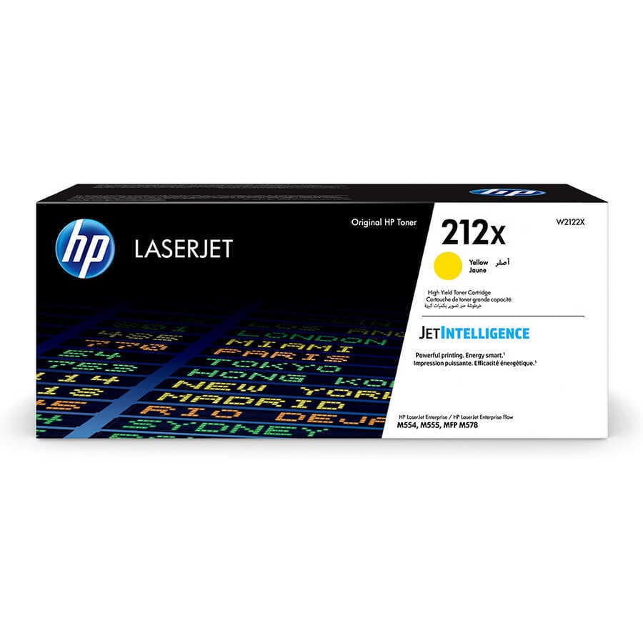 HP 212X-W2122X Sarı Orijinal Toner Yüksek Kapasiteli