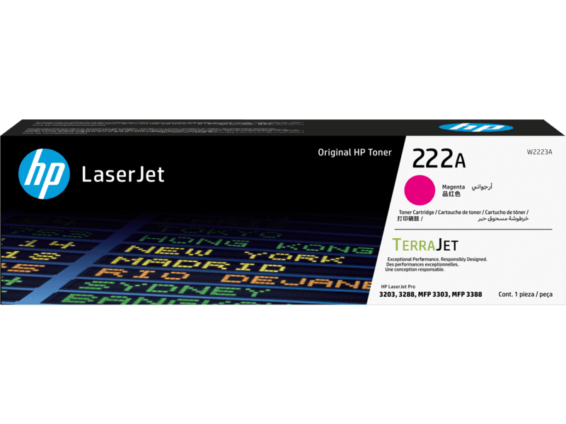 HP 222A-W2223A Kırmızı Orijinal Toner