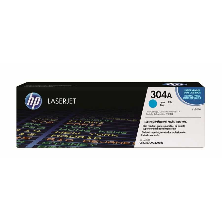 HP 304A-CC531A Mavi Orijinal Toner