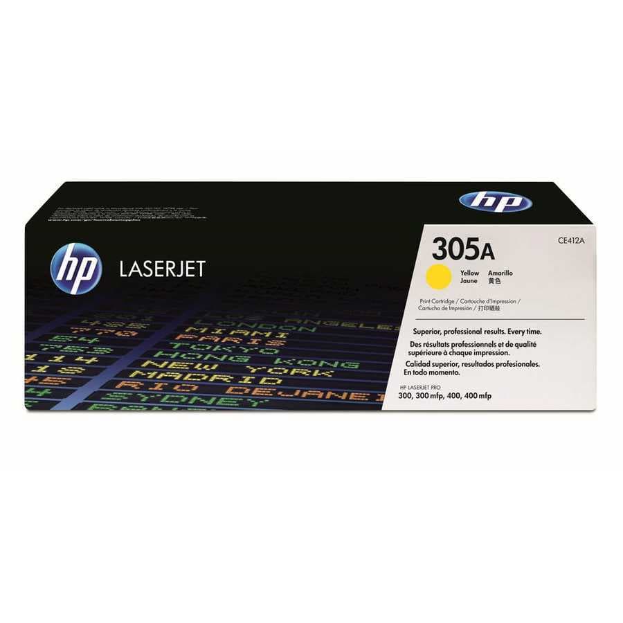 HP 305A-CE412A Sarı Orijinal Toner