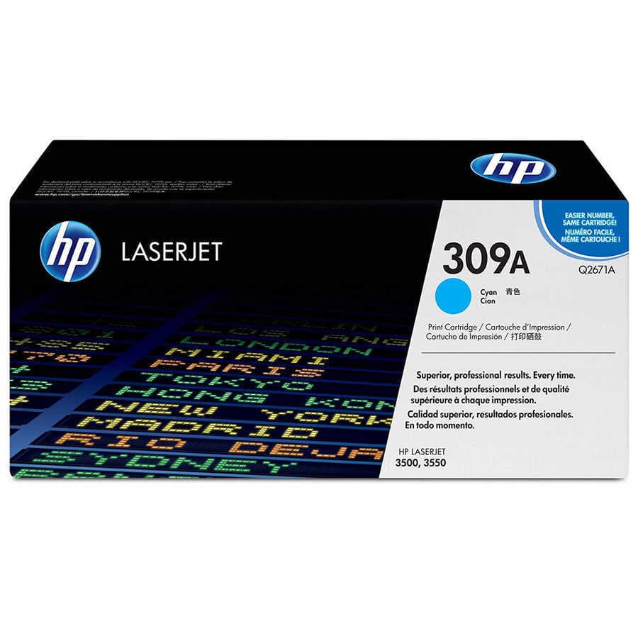 HP 309A-Q2671A Mavi Orijinal Toner
