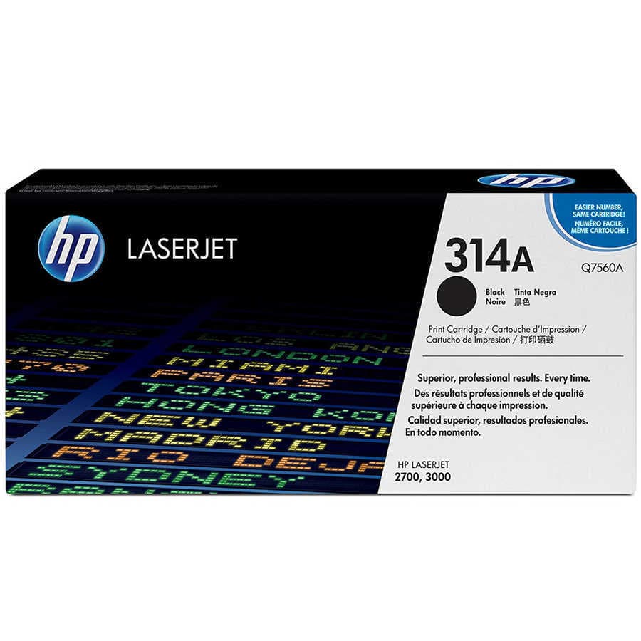 Hp 314A-Q7560A Siyah Orijinal Toner
