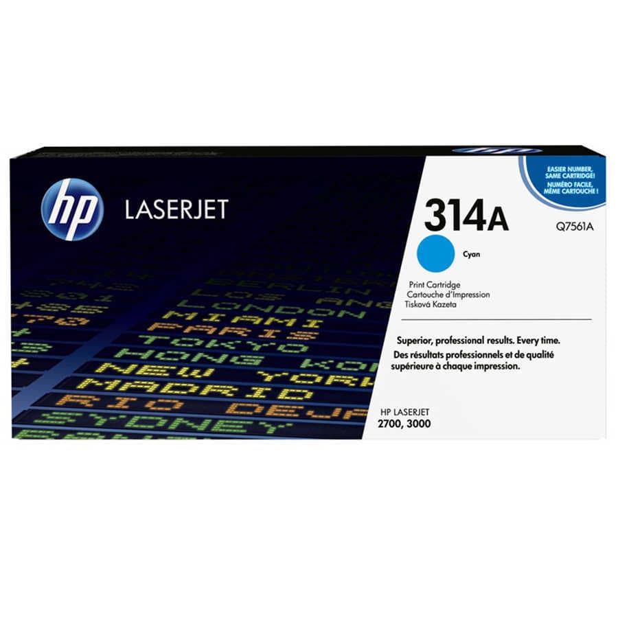 Hp 314A-Q7561A Mavi Orijinal Toner