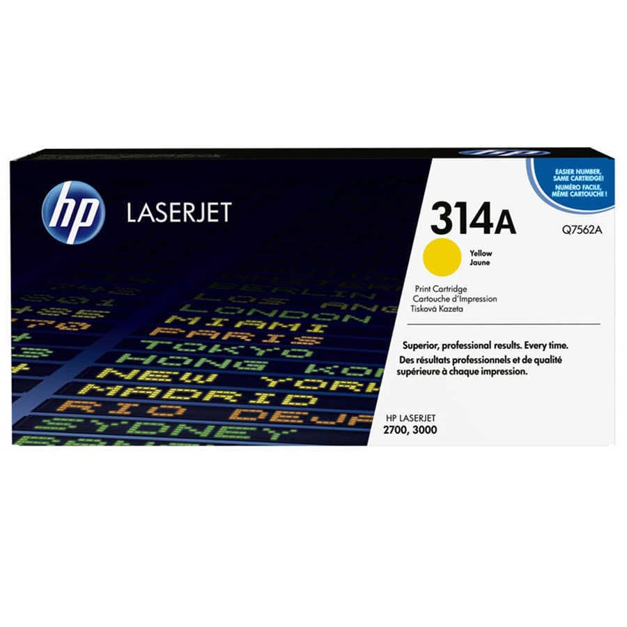 Hp 314A-Q7562A Sarı Orijinal Toner