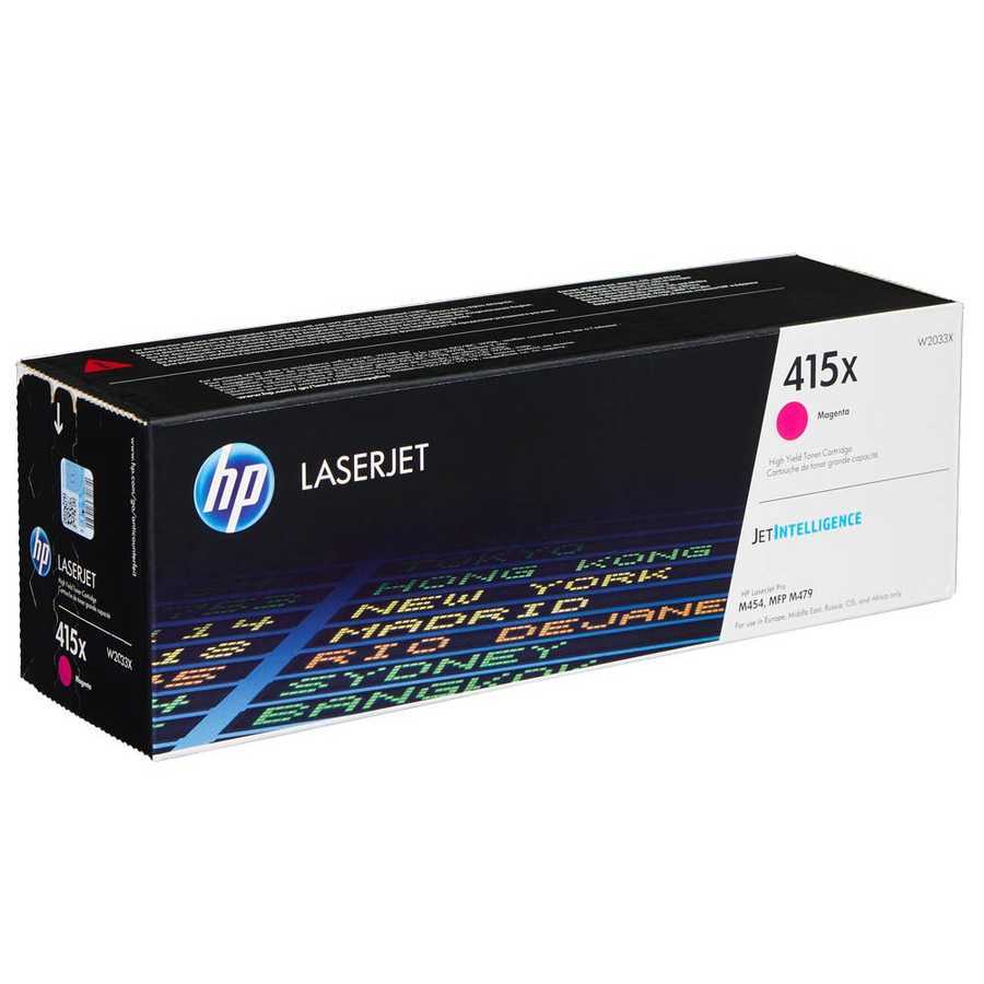 HP 415X-W2033X Kırmızı Orijinal Toner Yüksek Kapasiteli