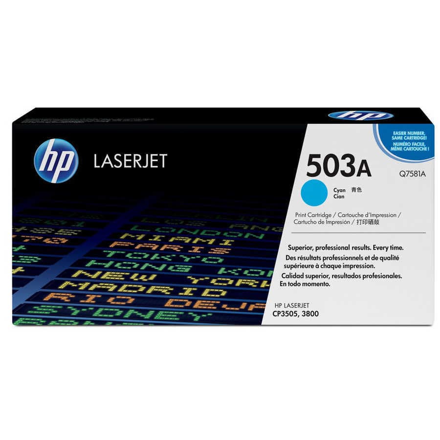 Hp 503A-Q7581A Mavi Orijinal Toner
