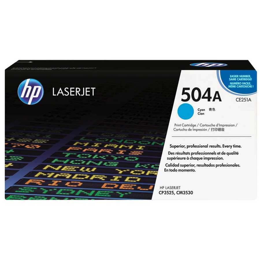 Hp 504A-CE251A Mavi Orijinal Toner