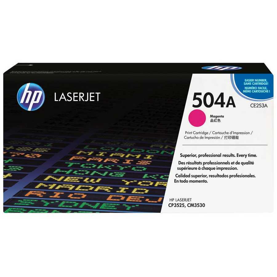 Hp 504A-CE253A Kırmızı Orijinal Toner