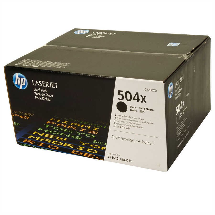 Hp 504X-CE250X Siyah Orijinal Toner Yüksek Kapasiteli