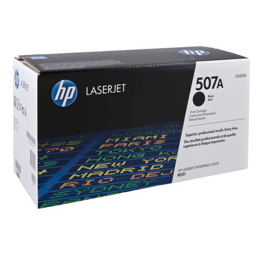 HP 507A-CE400A Siyah Orijinal Toner