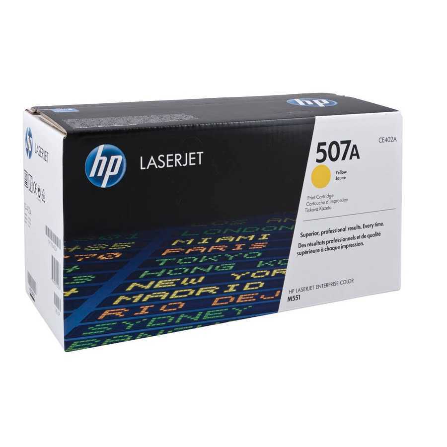 Hp 507A-CE402A Sarı Orijinal Toner