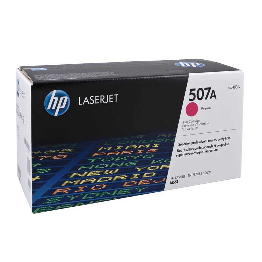 HP 507A-CE403A Kırmızı Orijinal Toner