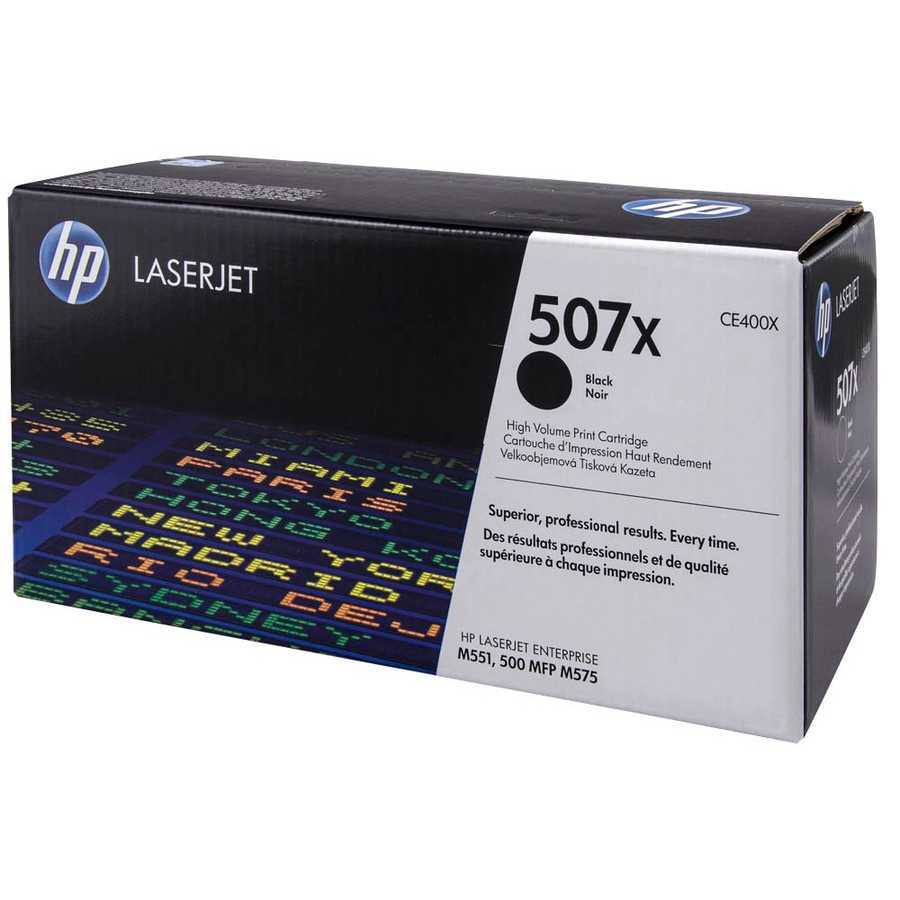 HP 507X-CE400X Siyah Orijinal Toner Yüksek Kapasiteli
