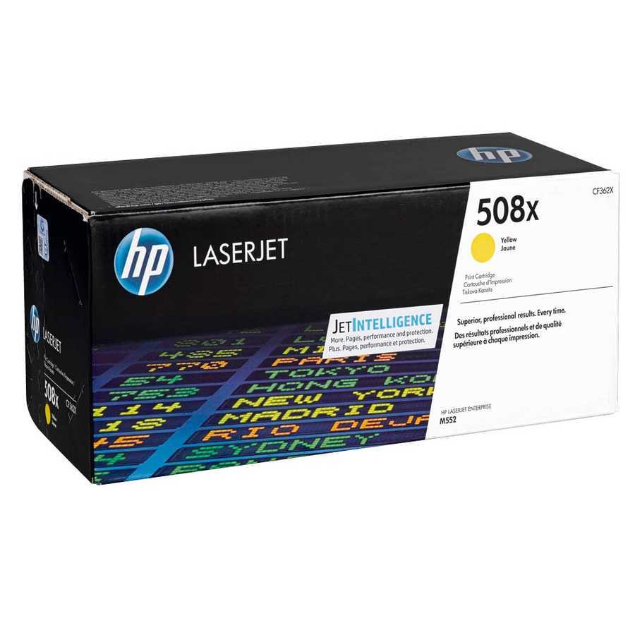HP 508X-CF362X Sarı Orijinal Toner Yüksek Kapasiteli