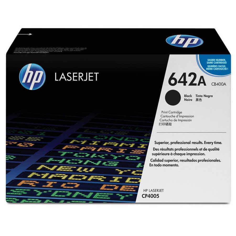 HP 642A-CB400A Siyah Orijinal Toner
