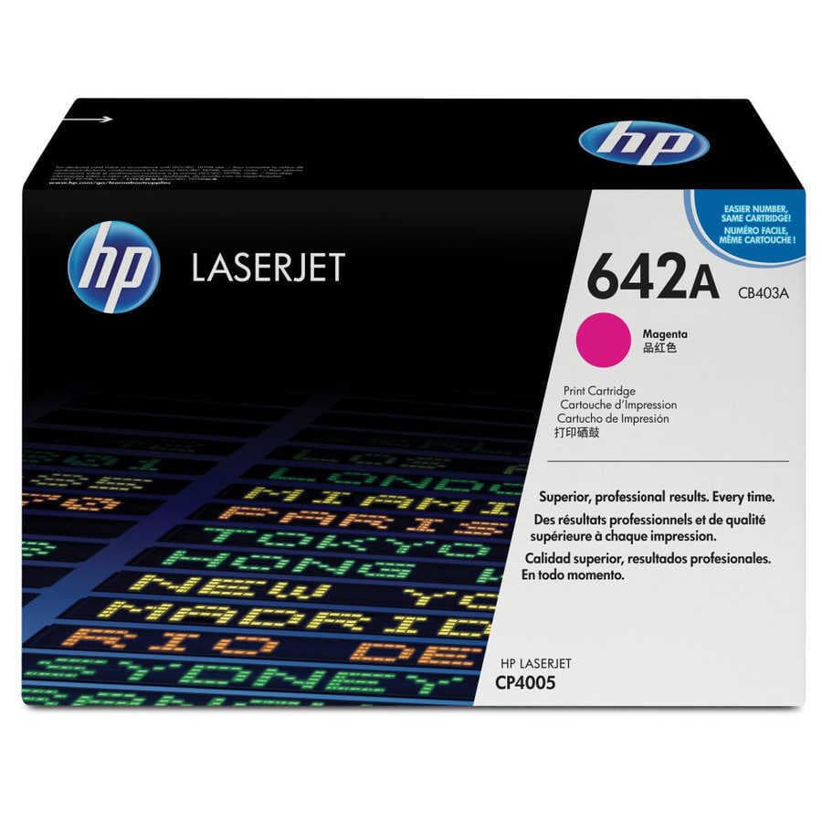 Hp 642A-CB403A Kırmızı Orijinal Toner