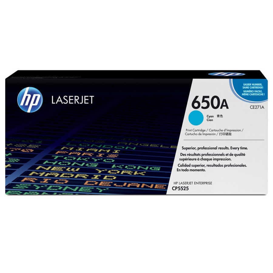 Hp 650A-CE271A Mavi Orijinal Toner