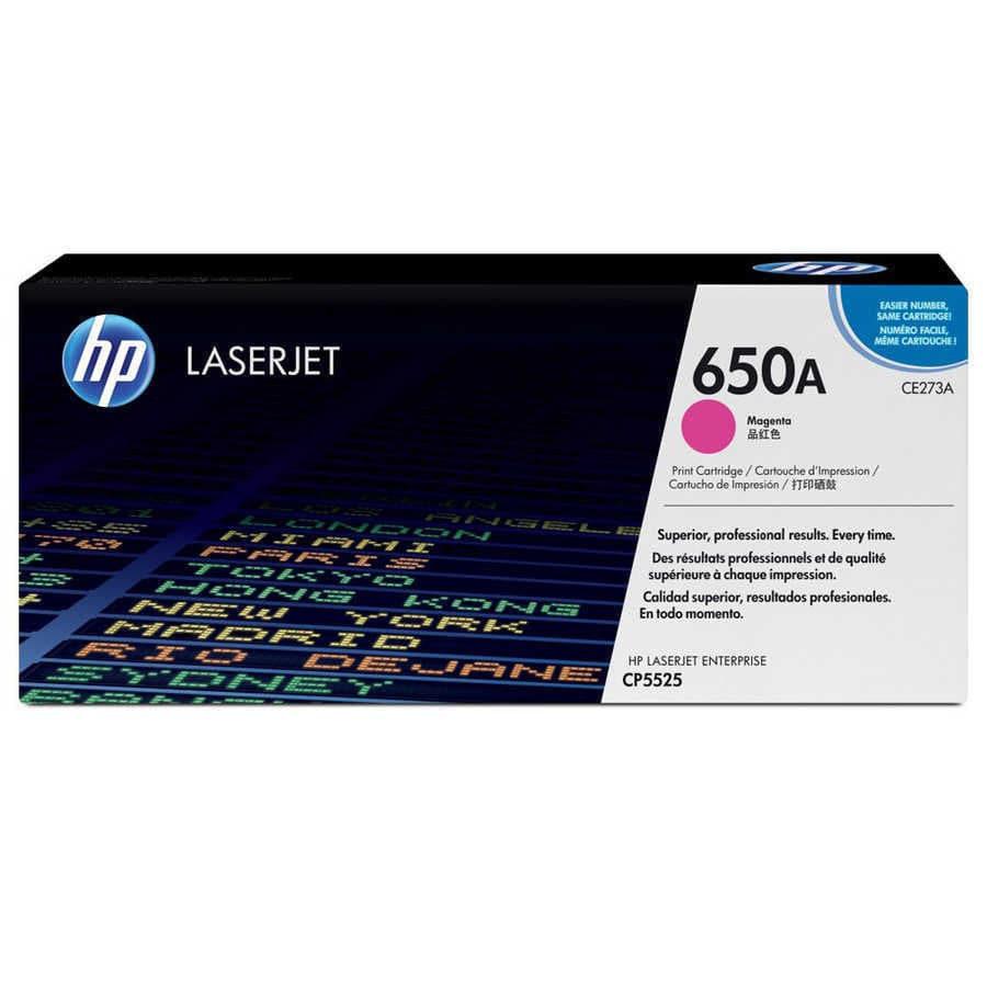 Hp 650A-CE273A Kırmızı Orijinal Toner
