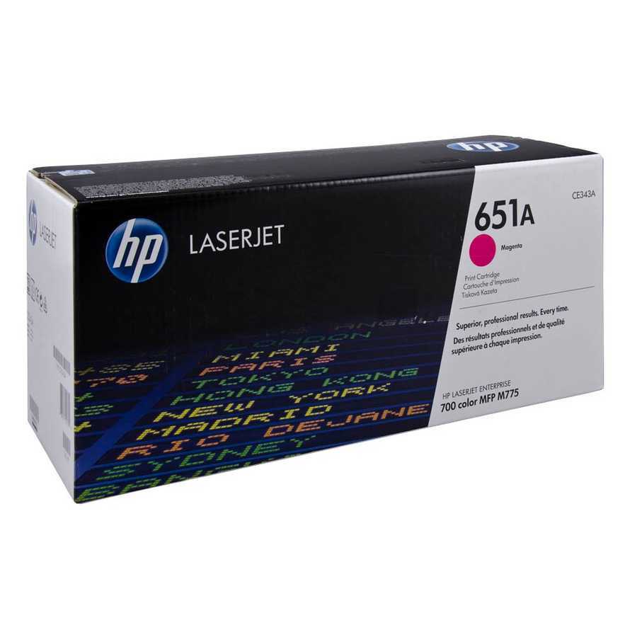 Hp 651A-CE343A Kırmızı Orijinal Toner
