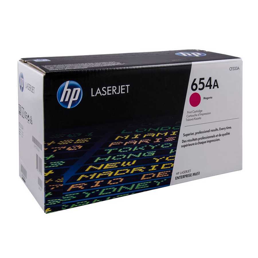 Hp 654A-CF333A Kırmızı Orijinal Toner