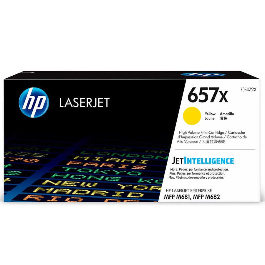 HP 657X-CF472X Sarı Orijinal Toner Yüksek Kapasiteli