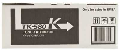 Kyocera TK-580/1T02KT0NL0 Siyah Orijinal Toner