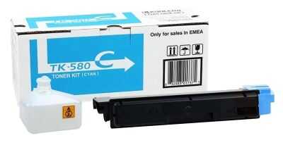 Kyocera TK-580/1T02KTCNL0 Mavi Orijinal Toner