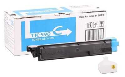 Kyocera TK-590/1T02KVCNL0 Mavi Orijinal Toner