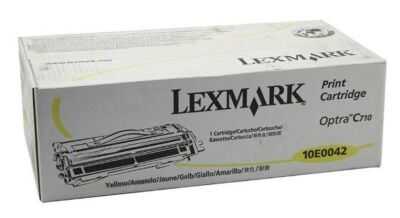 Lexmark C710-10E0042 Sarı Orijinal Toner