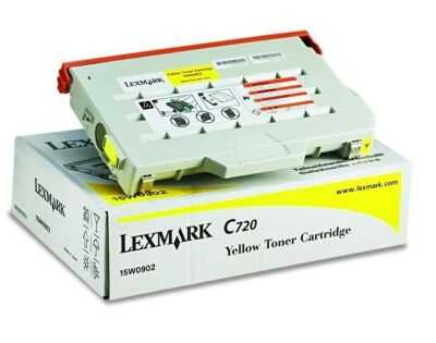 Lexmark C720-15W0902 Sarı Orijinal Toner