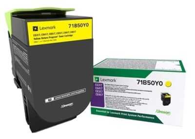 Lexmark CS317-71B50Y0 Sarı Orijinal Toner