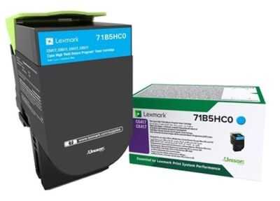 Lexmark CS417-71B5HC0 Mavi Orijinal Toner Yüksek Kapasiteli