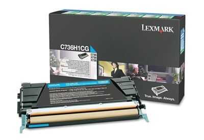 Lexmark C736-C736H1CG Mavi Orijinal Toner Yüksek Kapasiteli