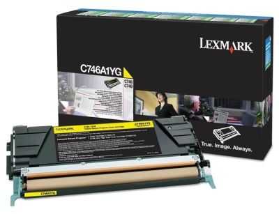 Lexmark C746-C746A1YG Sarı Orijinal Toner