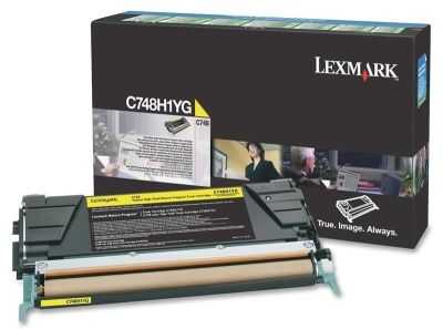 Lexmark C748-C748H1YG Sarı Orijinal Toner Yüksek Kapasiteli