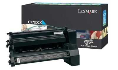 Lexmark C772-C7720CX Mavi Orijinal Toner Extra Yüksek Kapaiteli