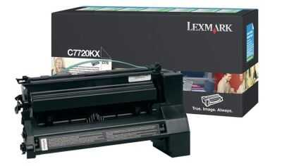 Lexmark C772-C7720KX Siyah Orijinal Toner Extra Yüksek Kapaiteli