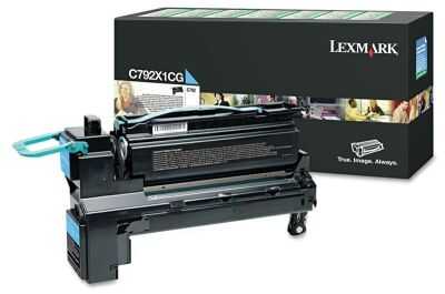 Lexmark C792-C792X1CG Mavi Orijinal Toner Yüksek Kapasiteli