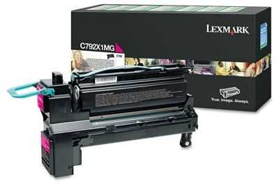 Lexmark C792-C792X1MG Kırmızı Orijinal Toner Yüksek Kapasiteli