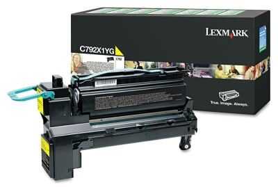 Lexmark C792-C792X1YG Sarı Orijinal Toner Yüksek Kapasiteli