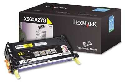 Lexmark X560-X560A2YG Sarı Orijinal Toner